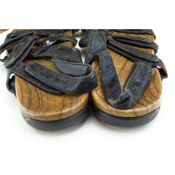 Orthaheel Sz 11 M Black Strappy Synthetic‎ Women Sandals - Picture 5 of 7